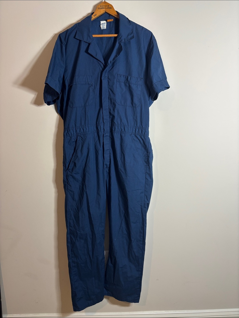 VTG Big Ben Wrangler Short Sleeve Mechanic Jumpsuit Coveralls Large Short